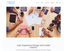 Tablet Screenshot of experientdesign.com